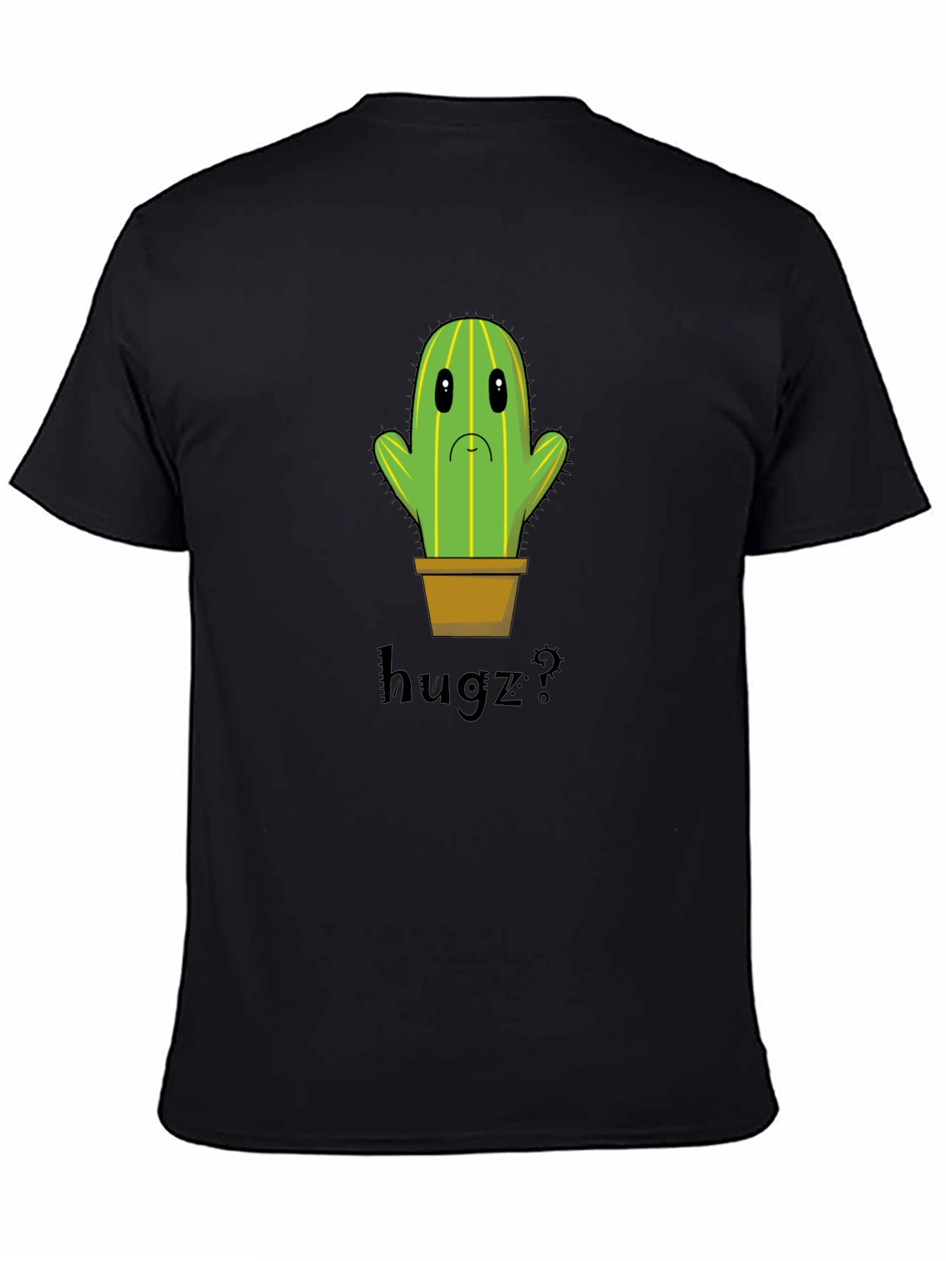 Sad Cactus Hugz? Graphic T-Shirt - 4