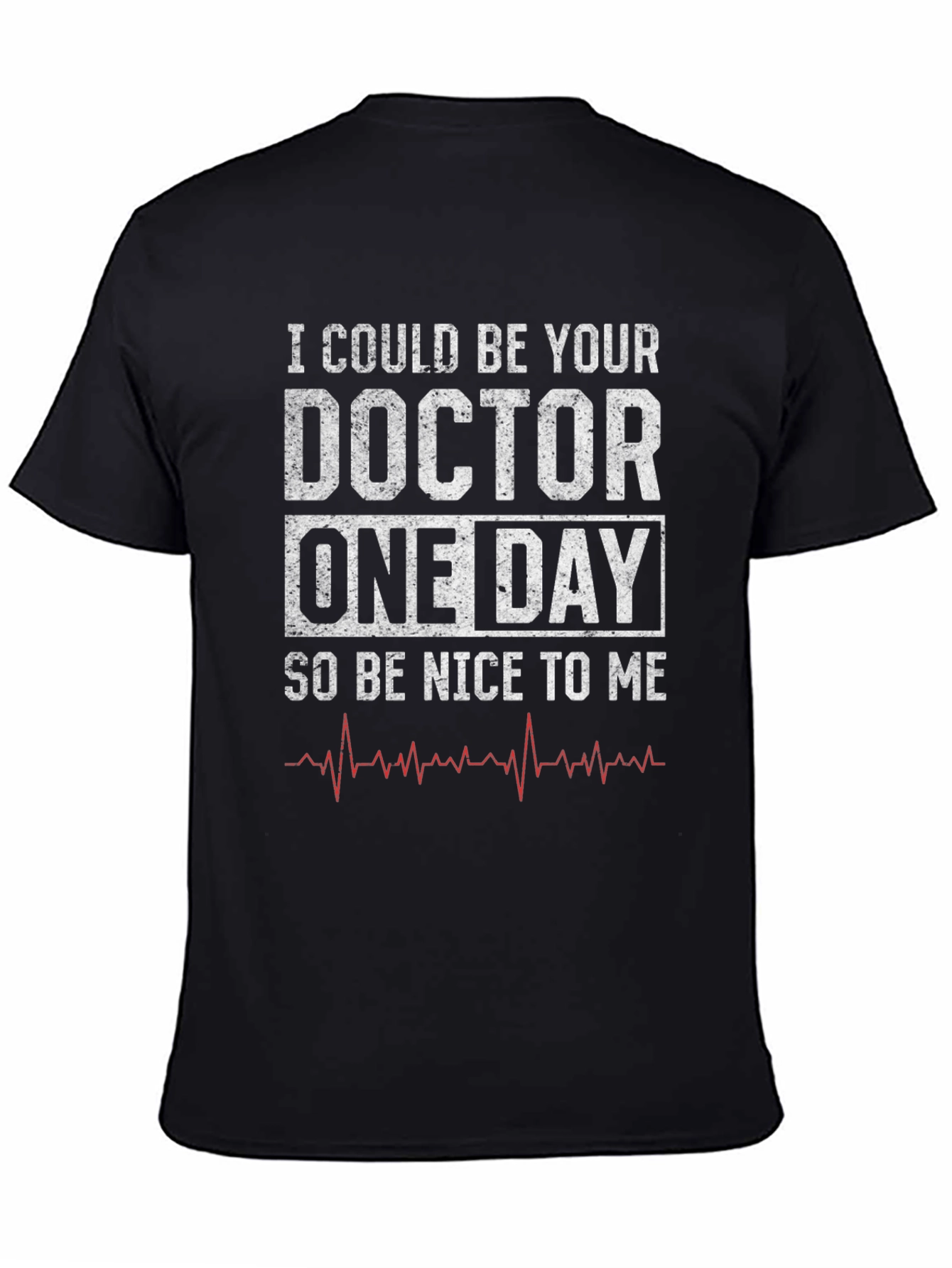 Black Future Doctor T-Shirt Funny Medical Student Gift view 4