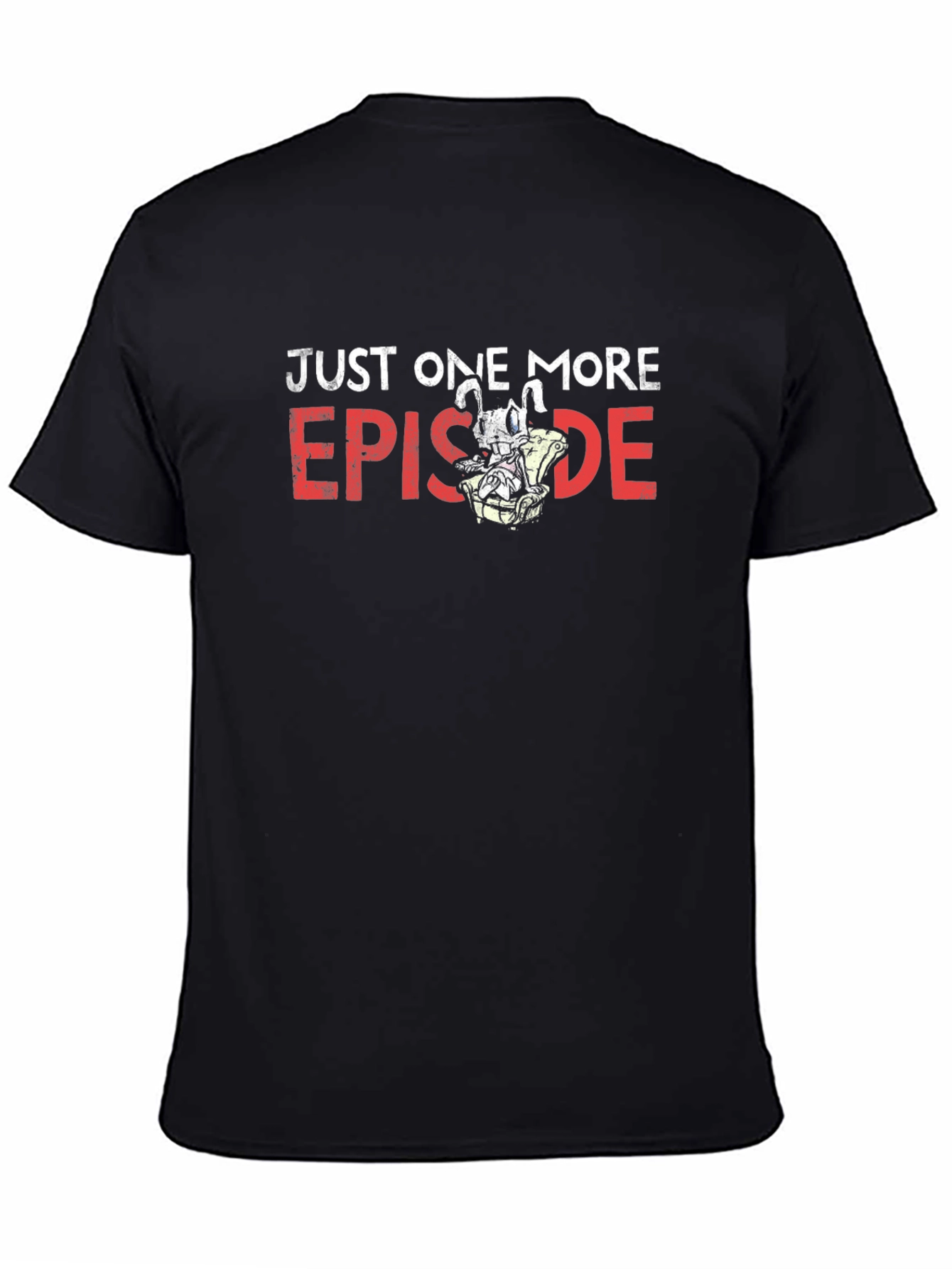 Just One More Episode Graphic Tee - Black - 4