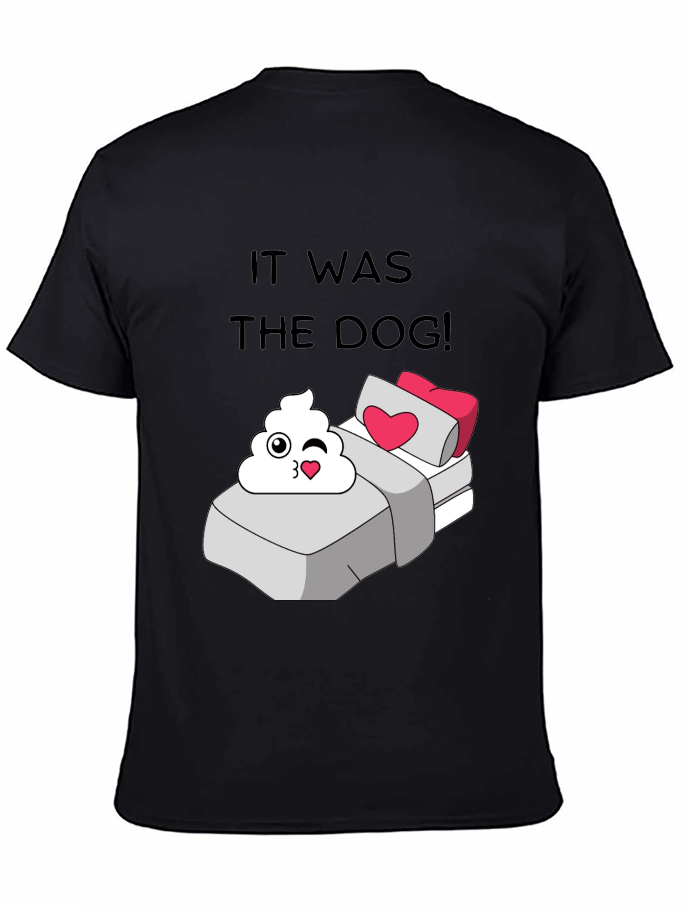 Black It Was The Dog T-Shirt view 4