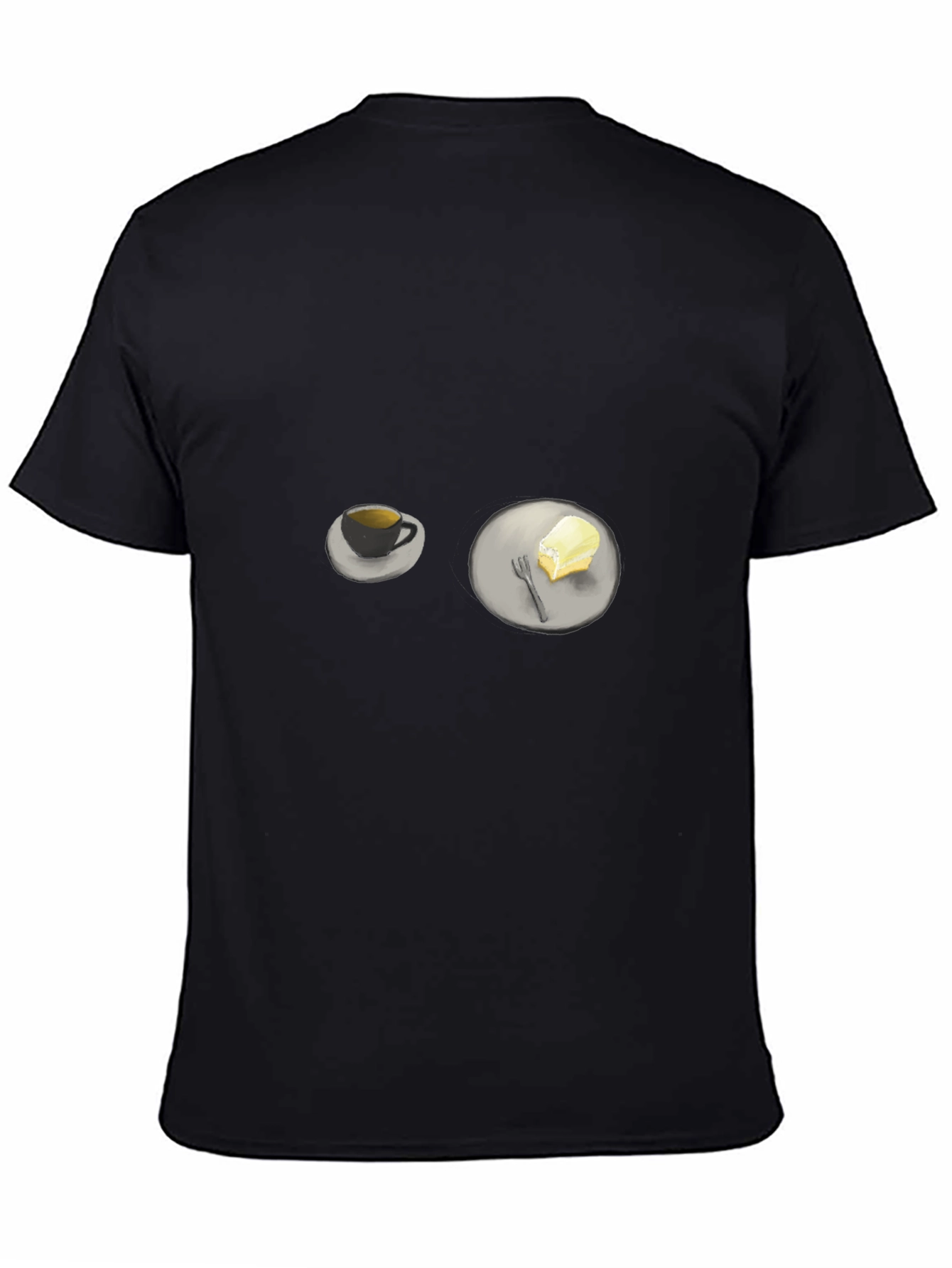Black Coffee & Cheesecake Graphic Tee view 4