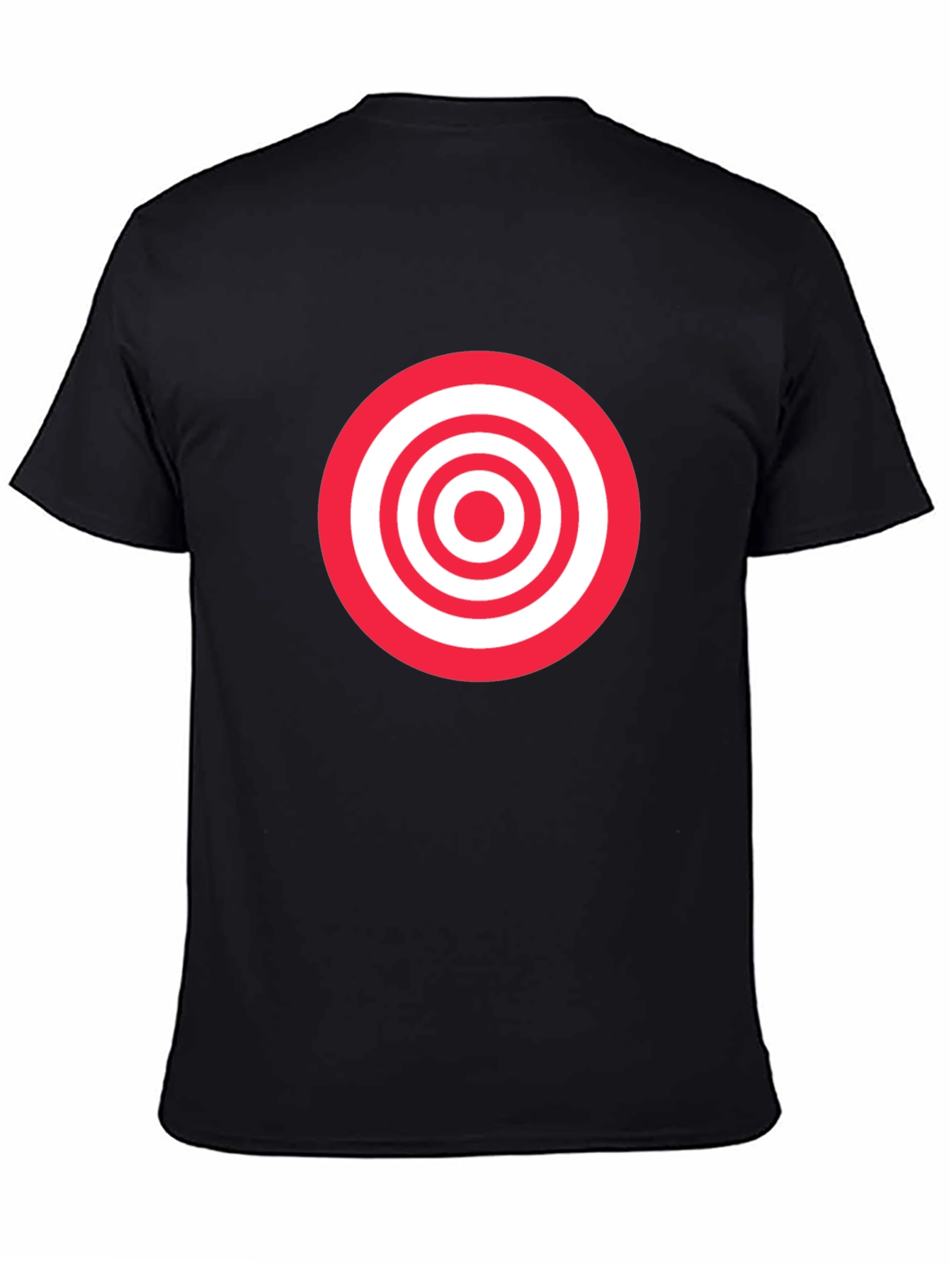 Black Target Graphic Tee - Black Cotton Comfort view 4
