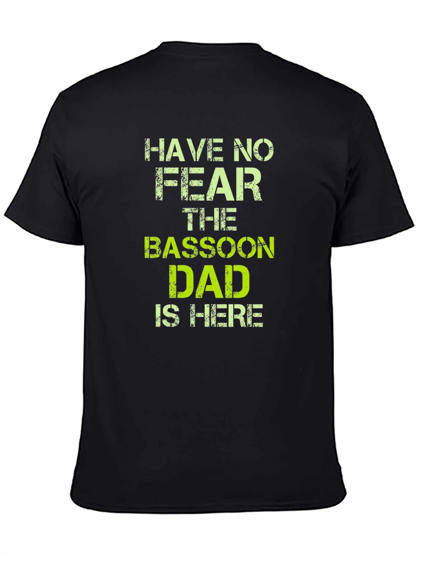 Black Bassoon Dad T-Shirt - Funny Musician Father's Day Tee view 4