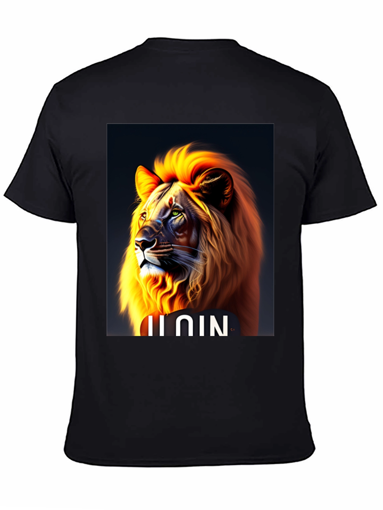 Black Lion Graphic Tee - Fierce Style view 4