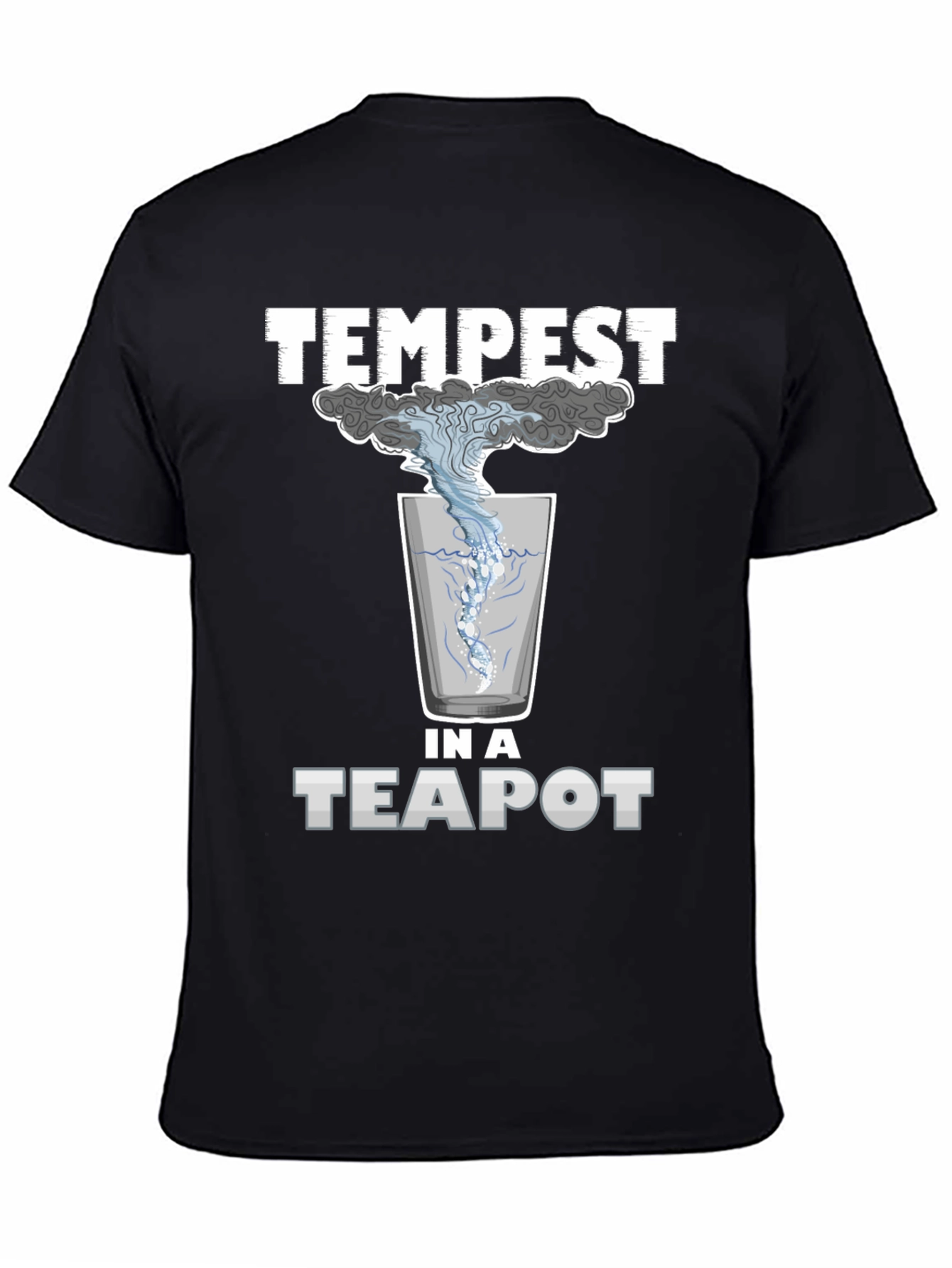 Black Tempest in a Teapot Graphic T-Shirt view 4