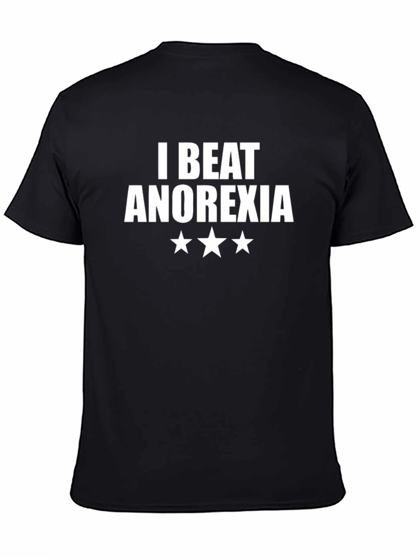 I Beat Anorexia Graphic T-Shirt - 4