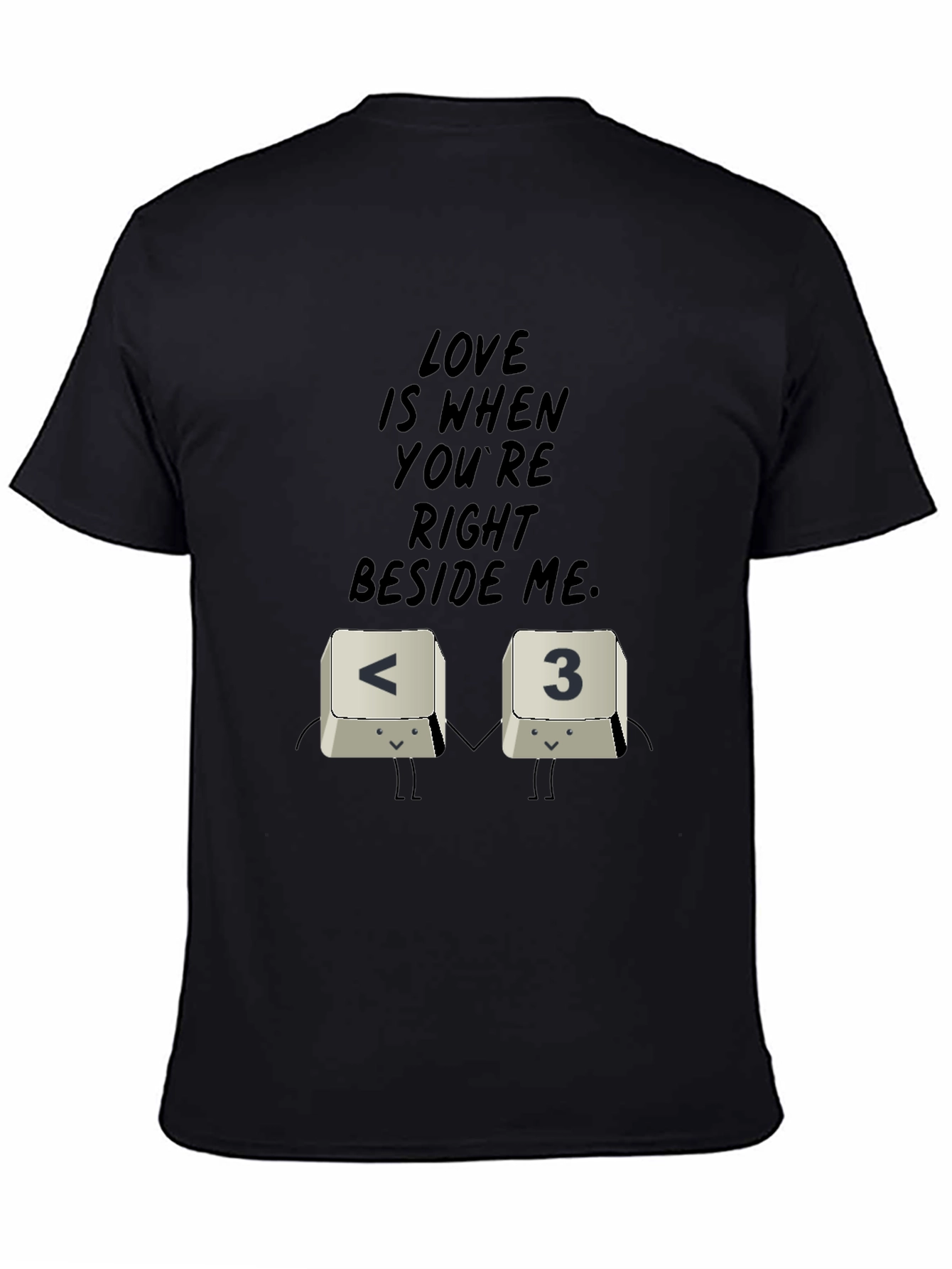 Black Love is Right Beside Me T-Shirt view 4