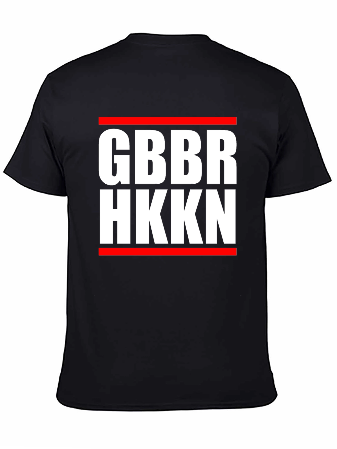 Black GBBR HKKN Graphic T-Shirt - Black view 4