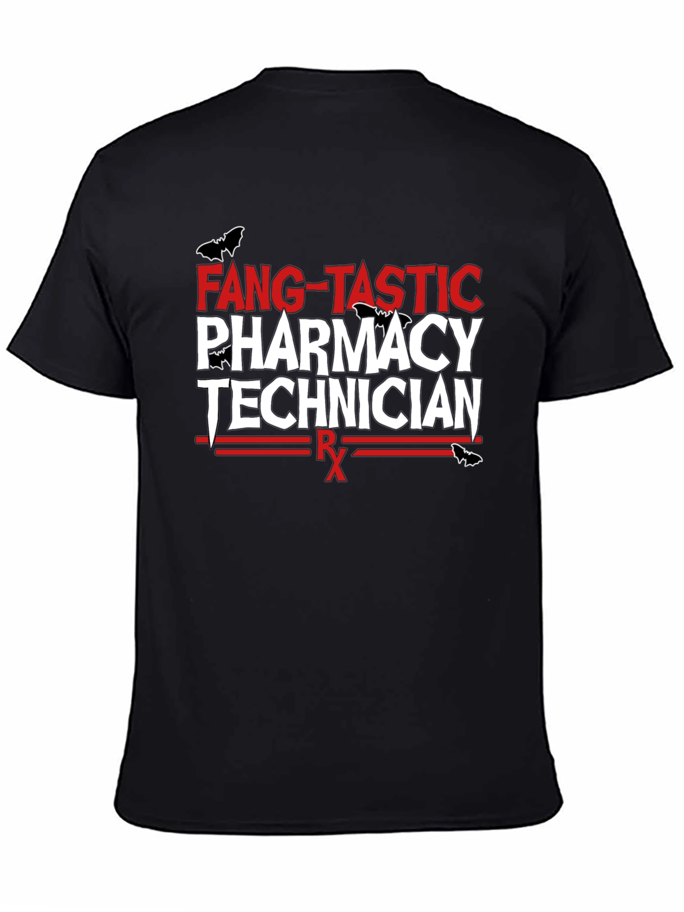 Black Fang-Tastic Pharmacy Technician T-Shirt view 4