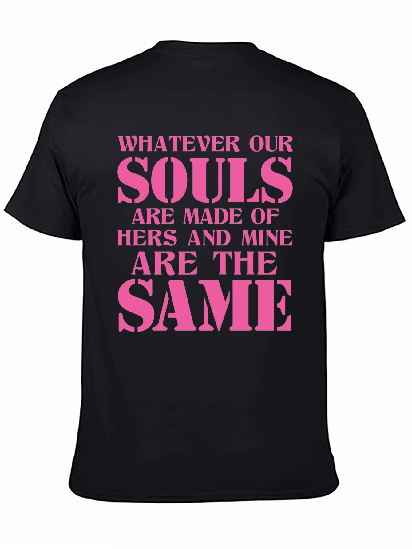 Black Souls Made of Hers and Mine T-Shirt view 4