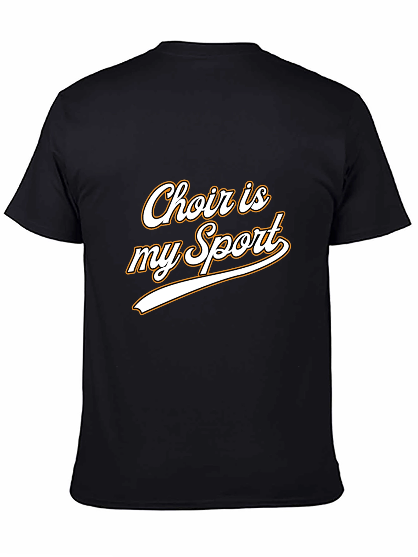Black Choir is My Sport Graphic Tee - Black view 4