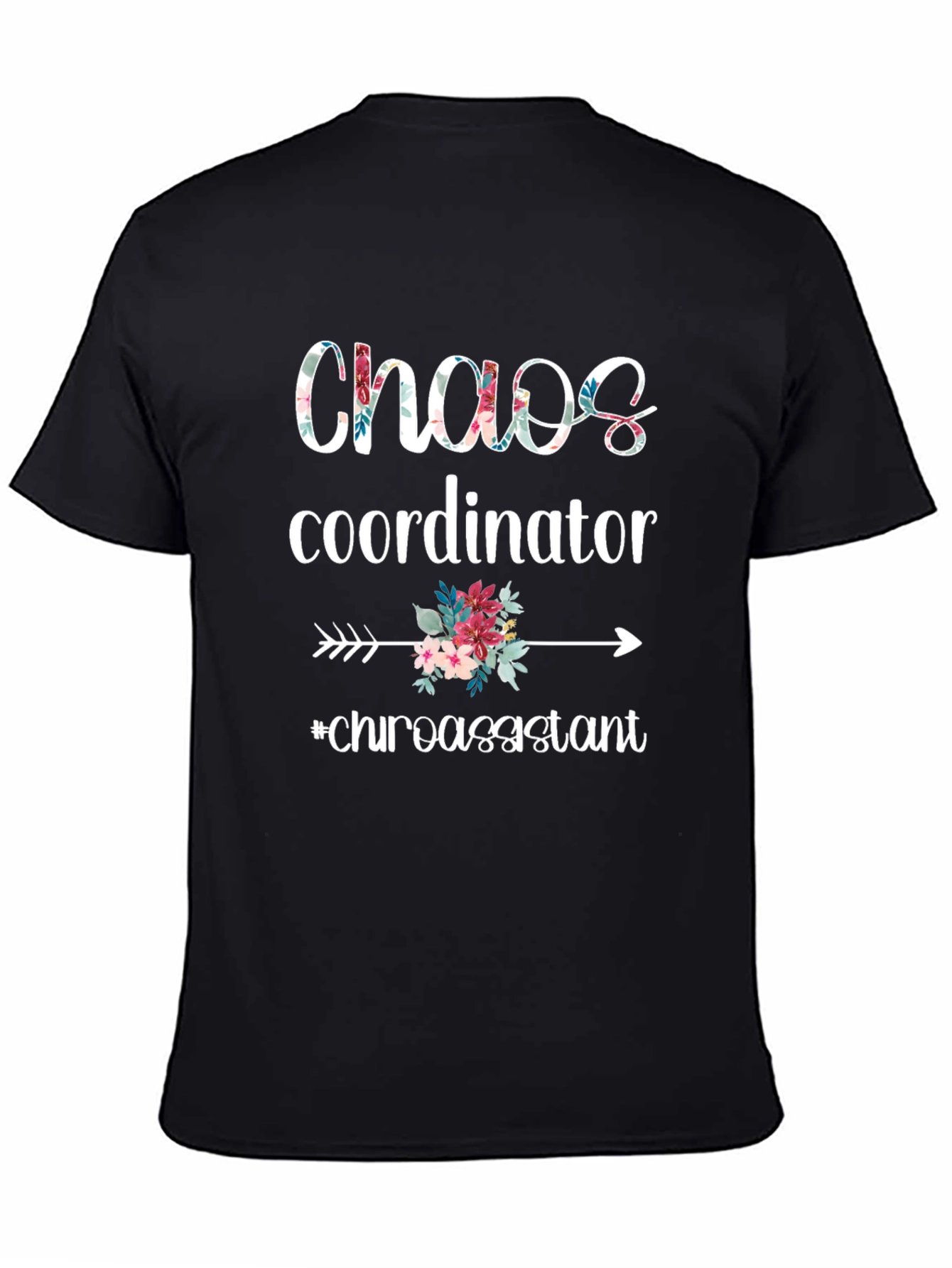Black Chaos Coordinator Floral T-Shirt view 4