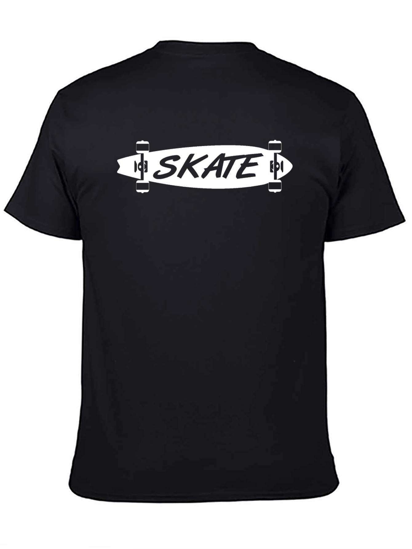 Black Skate T-Shirt - Cool Graphic Tee view 4