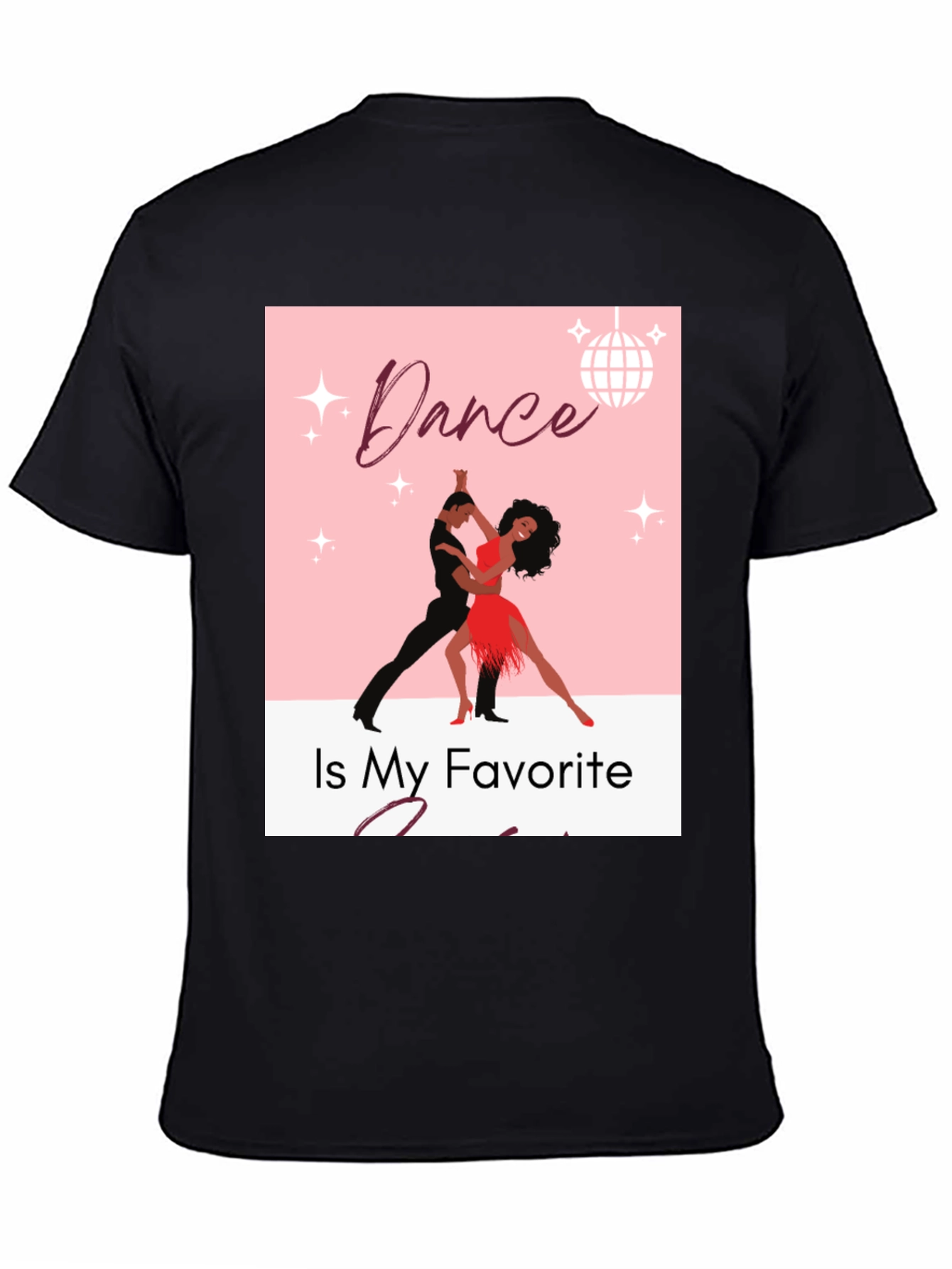 Black Dance Is My Favorite Season T-Shirt view 4