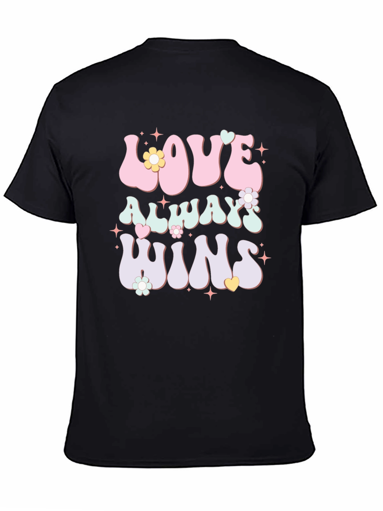 Black Love Always Wins Graphic Tee view 4