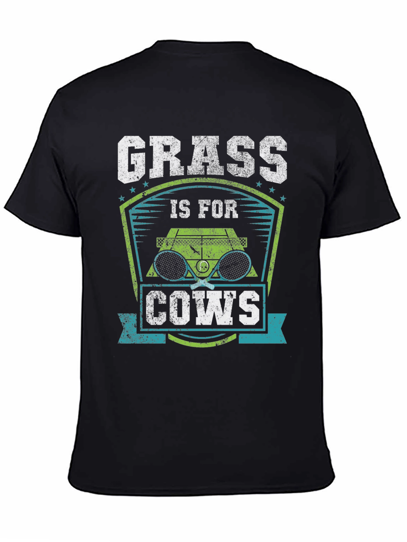 Black Grass Is For Cows Graphic Tee view 4