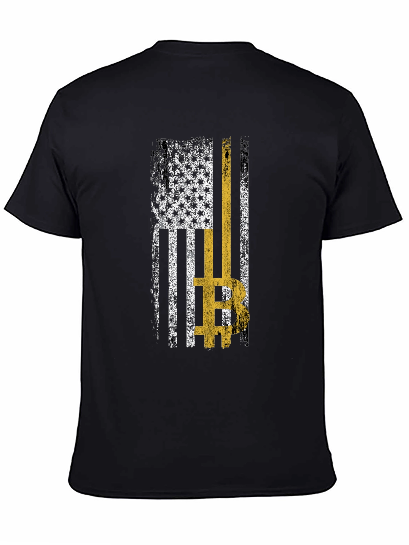Bitcoin USA Flag Graphic Tee - Crypto T-Shirt - 4