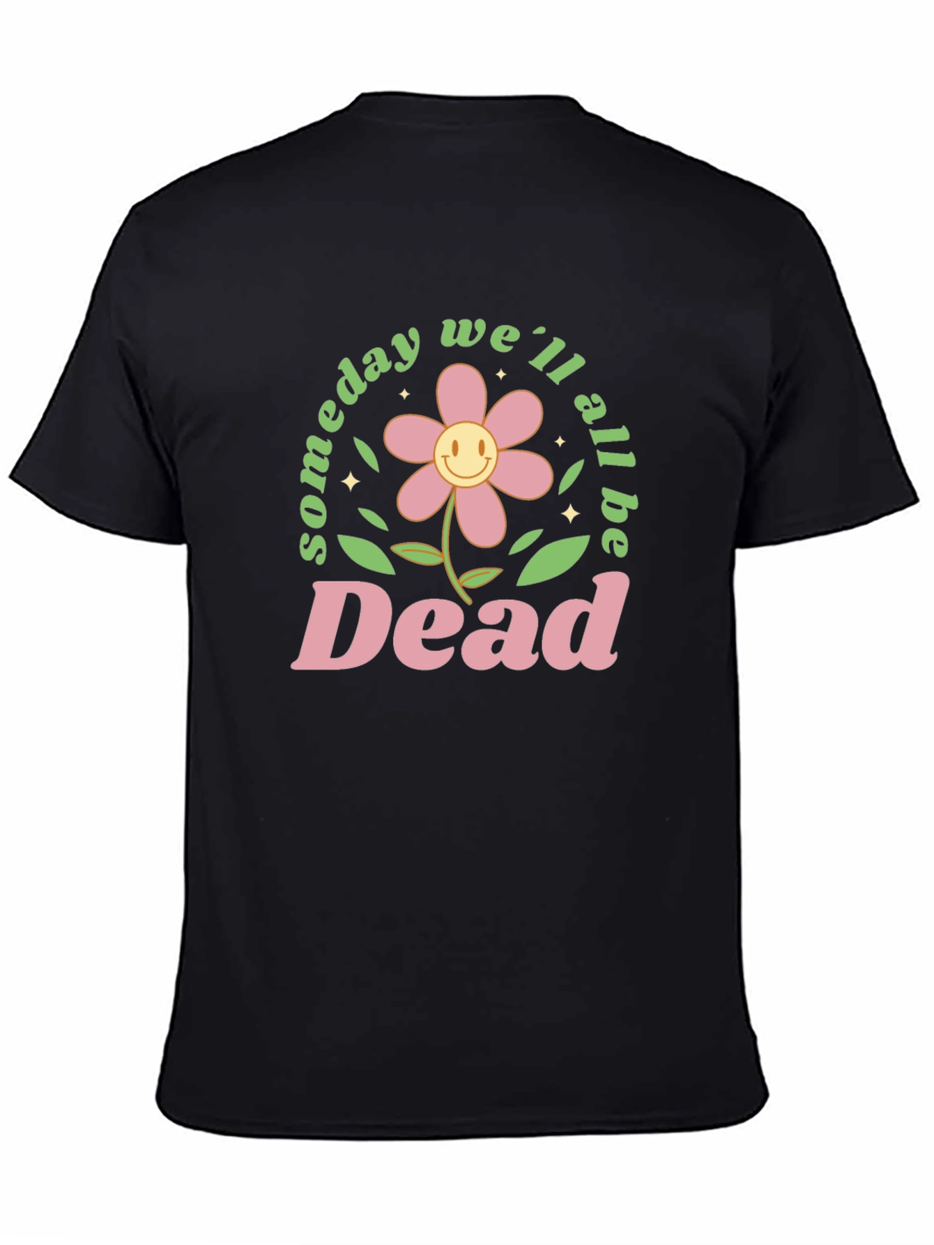 Black Someday We'll All Be Dead Graphic Tee - Black view 4