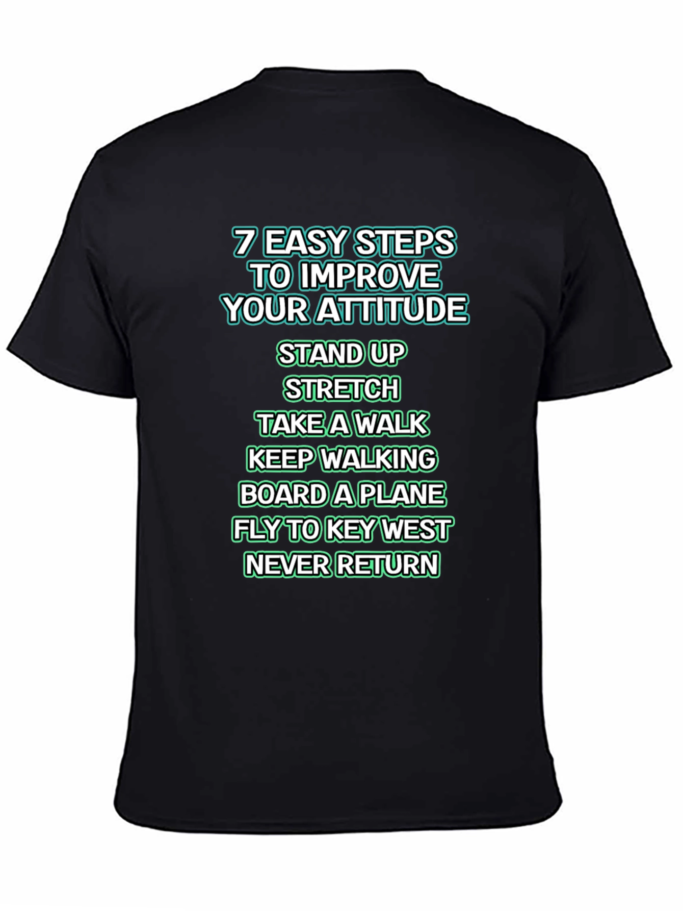 Improve Your Attitude T-Shirt - Key West Humor Tee - 4
