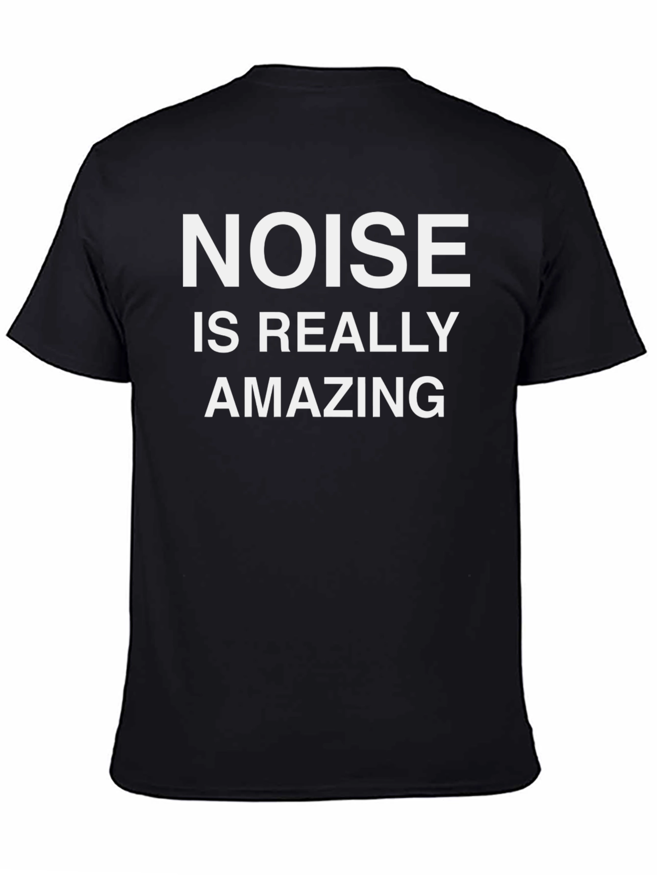 Black Noise is Really Amazing Black Tee view 4