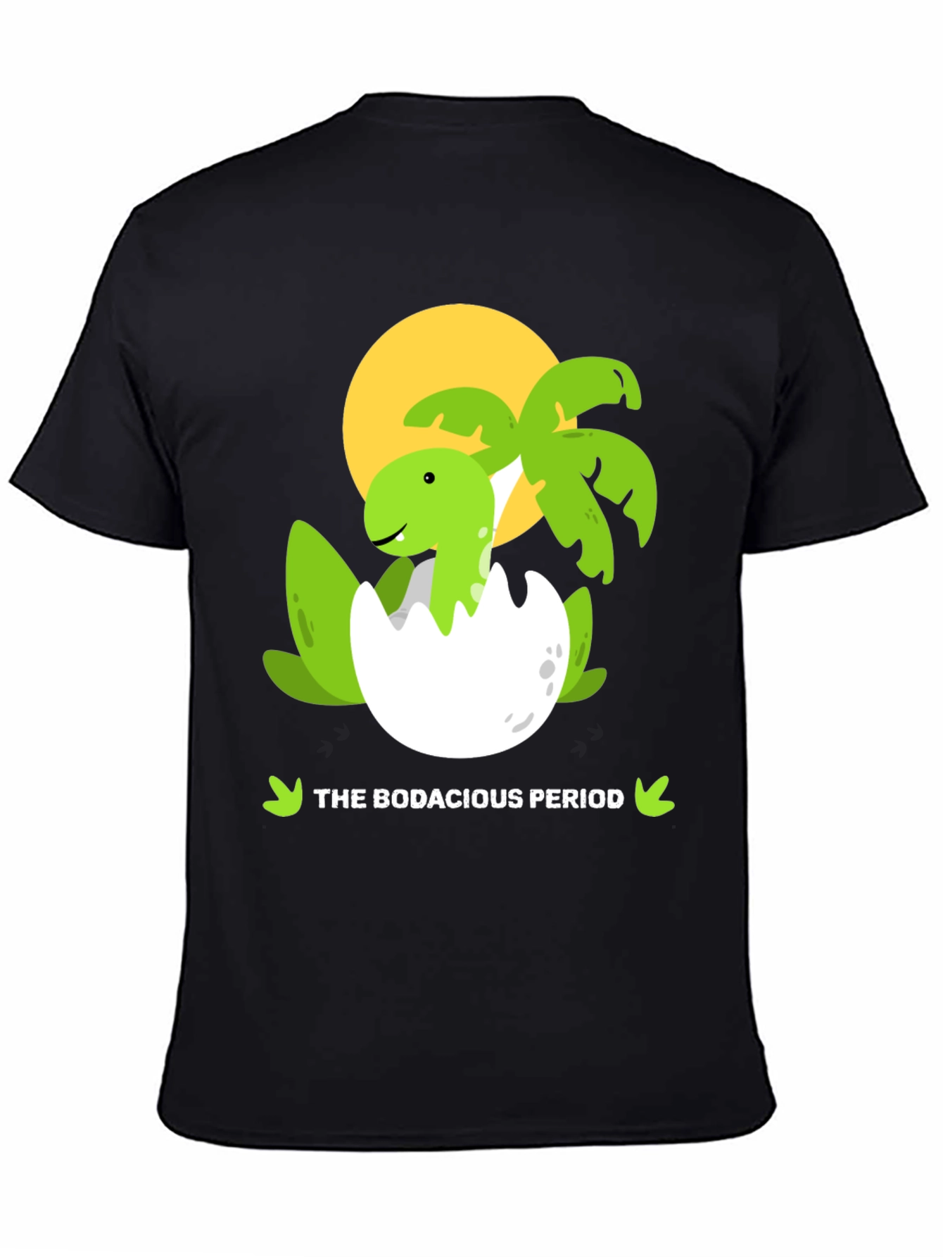 Black Bodacious Period Dinosaur Tee view 4