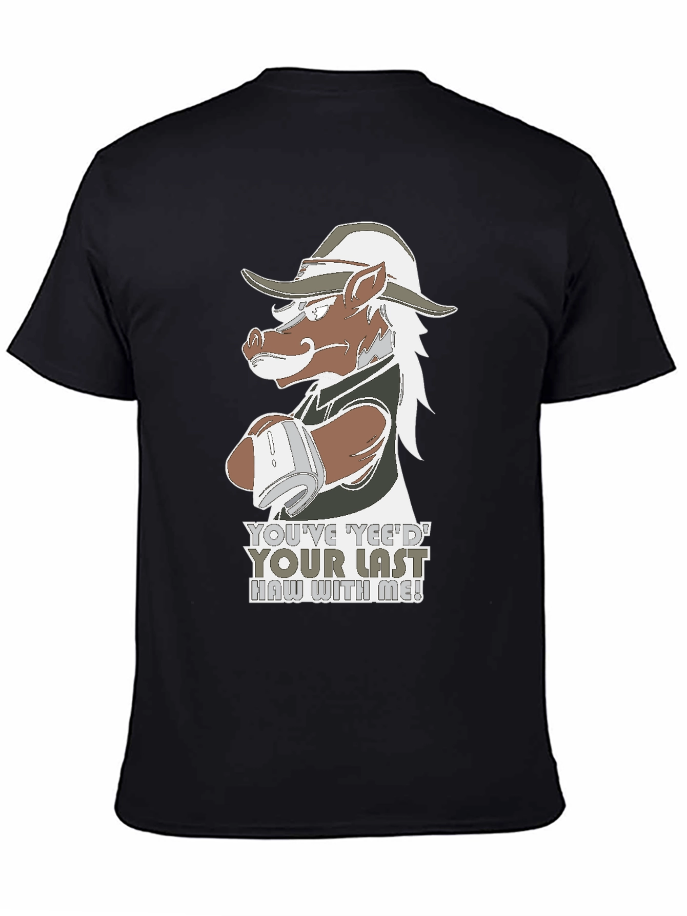 Black Yee'd Your Last Haw T-Shirt view 4