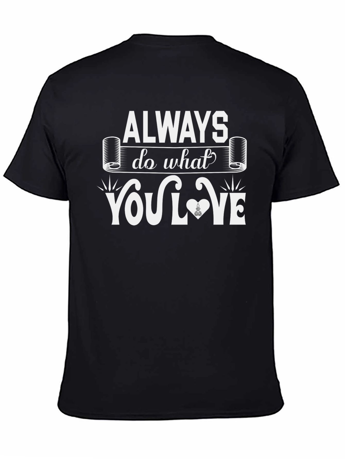 Black Always Do What You Love Graphic Tee view 4