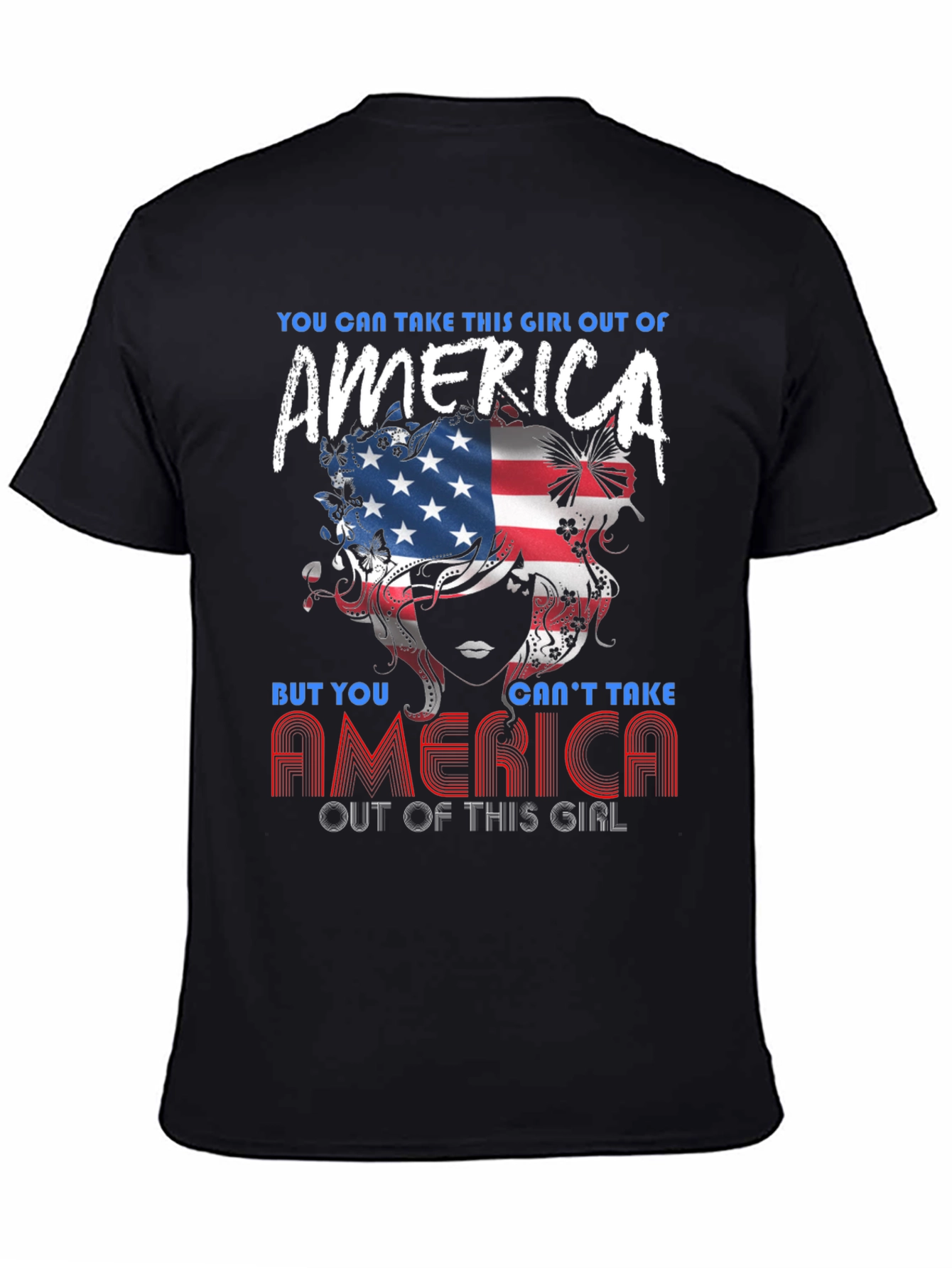 Black American Pride Women's Graphic Tee view 4