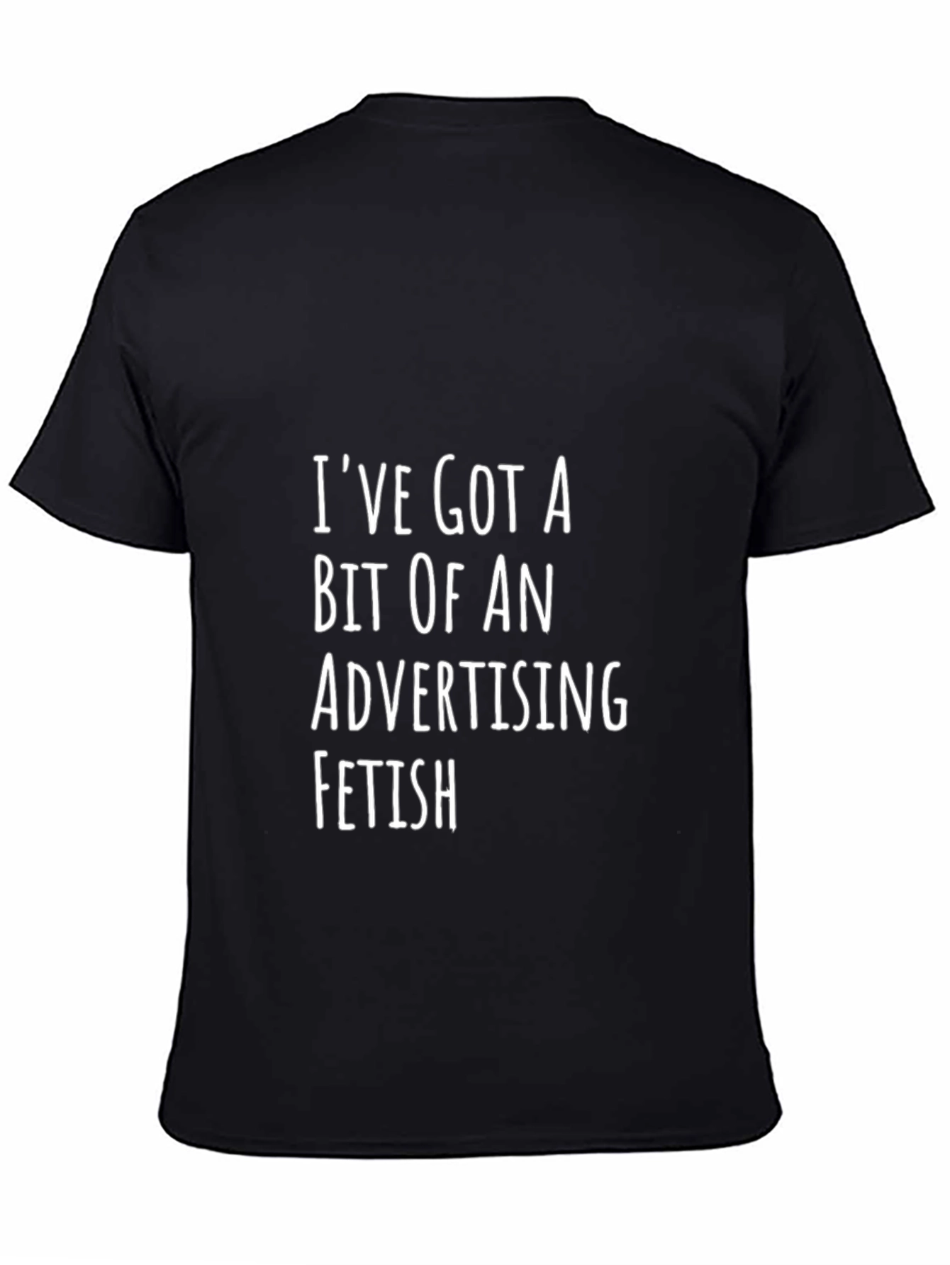 Black Advertising Fetish Funny T-Shirt view 4