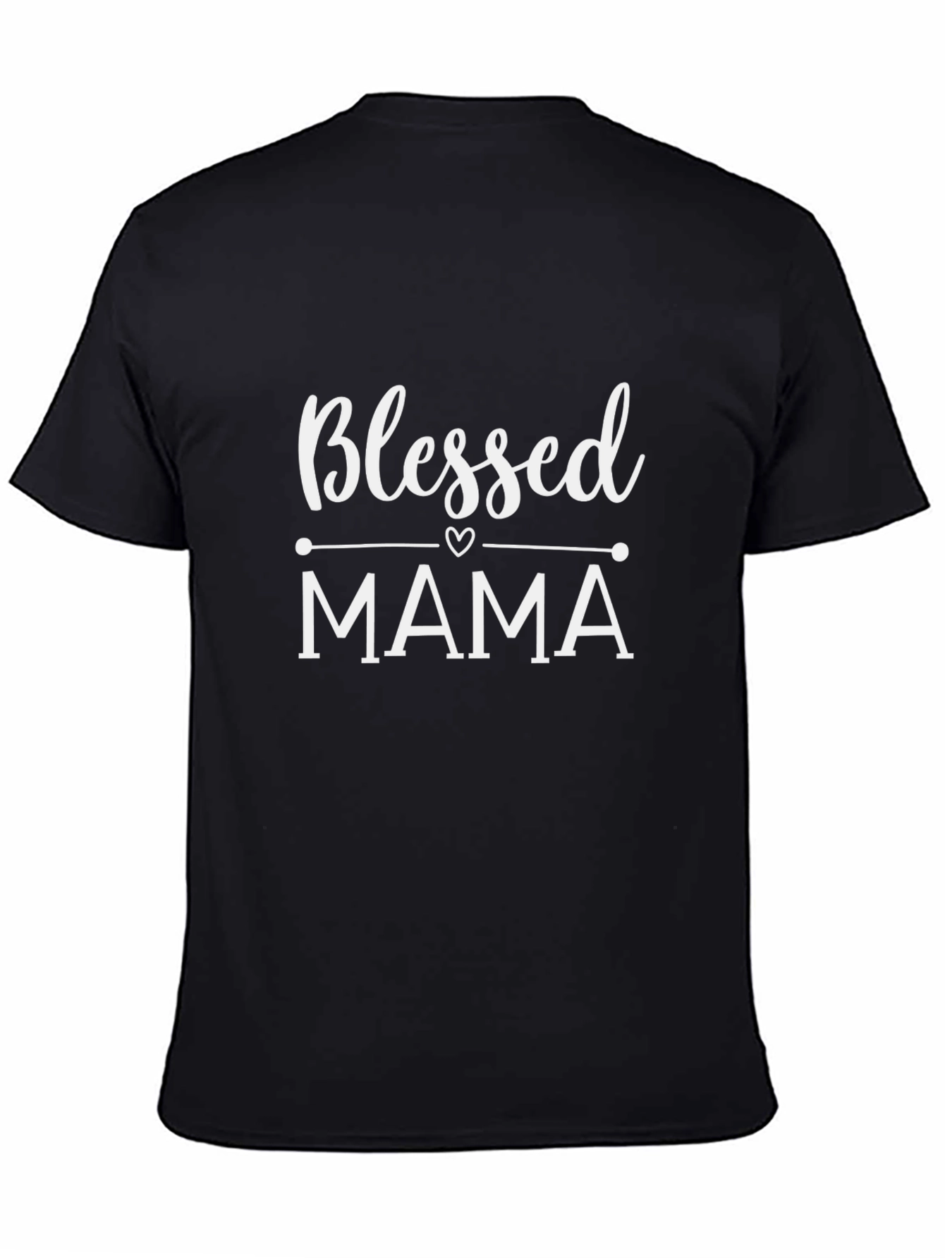 Blessed Mama Graphic T-Shirt - Trendy Mom Tee - 4