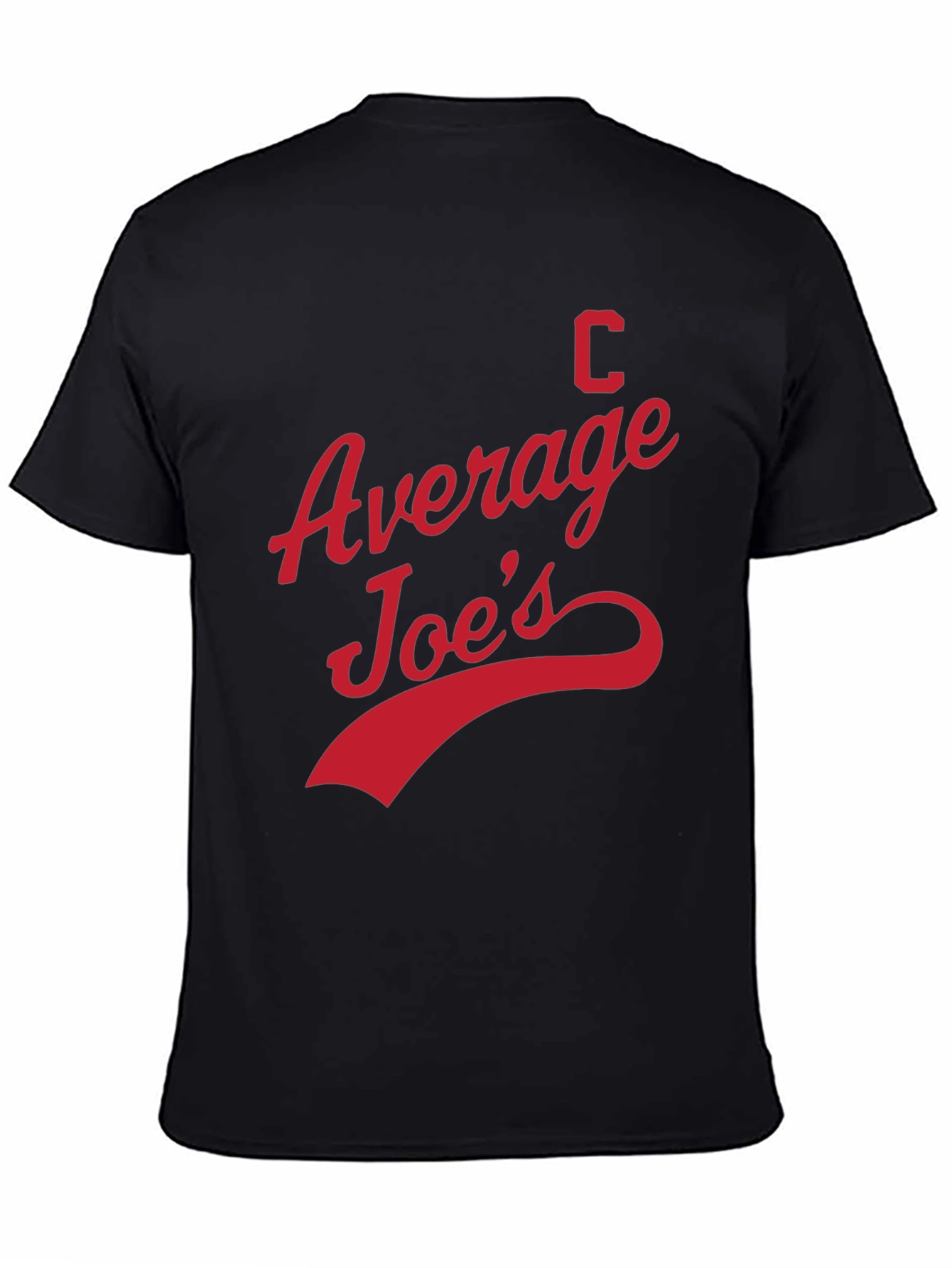 Black Average Joe's T-Shirt - Dodgeball Inspired view 4