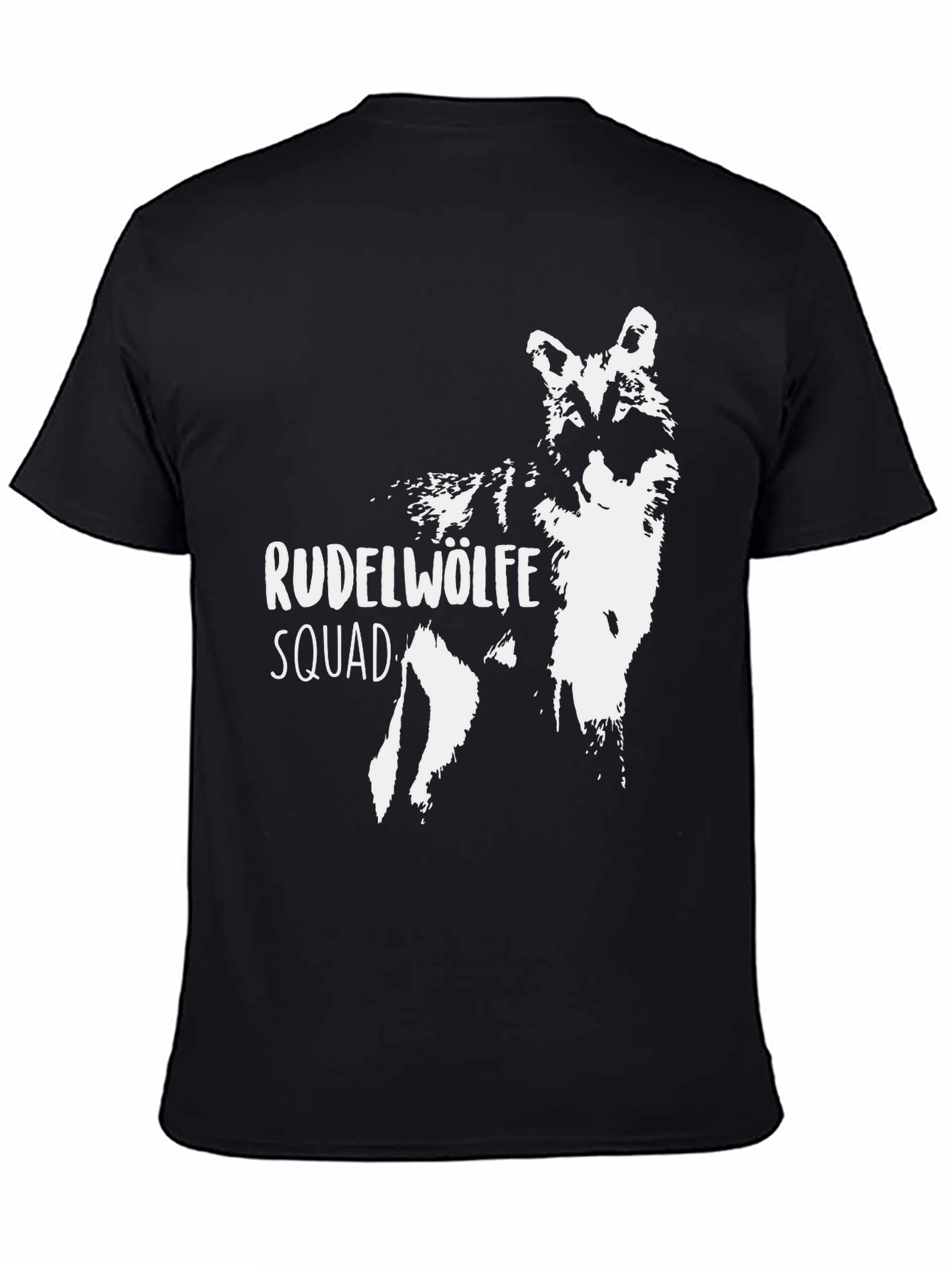 Black Rudelwölfe Squad Black T-Shirt view 4