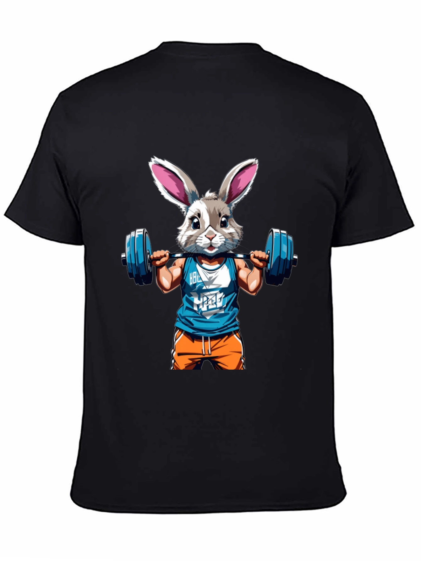 Black Bunny Gym Rat T-Shirt view 4