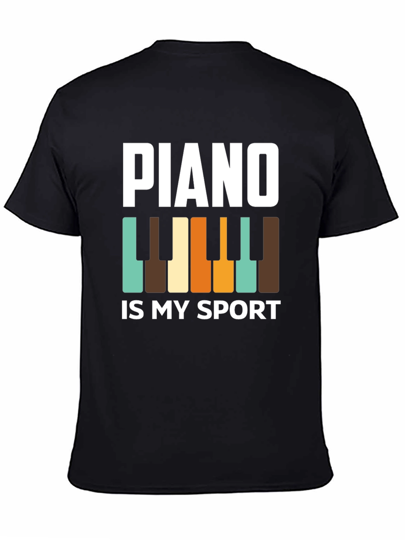 Black Piano Is My Sport - Graphic Tee view 4