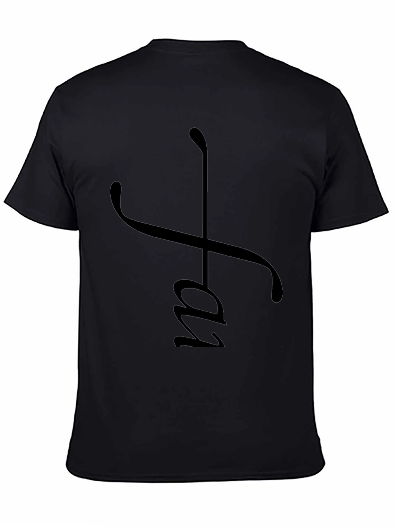 Black Faith Graphic Black T-Shirt - Stylish and Comfortable view 4