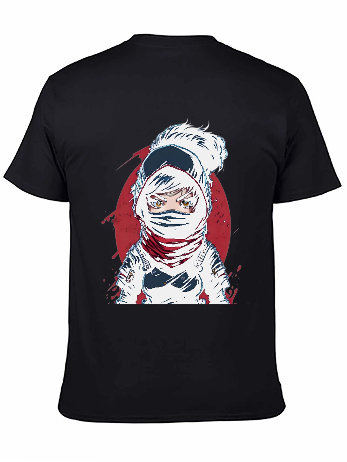 Astronaut Anime Graphic Tee - Cool Space Design - 4