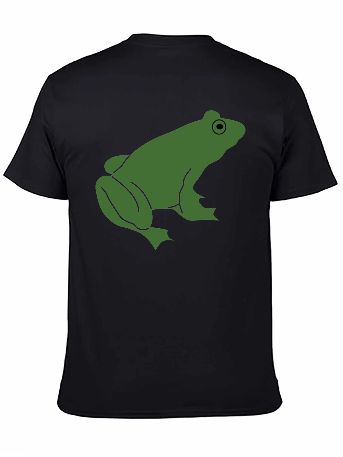 Black Frog Graphic Tee - Men's Black T-Shirt view 4