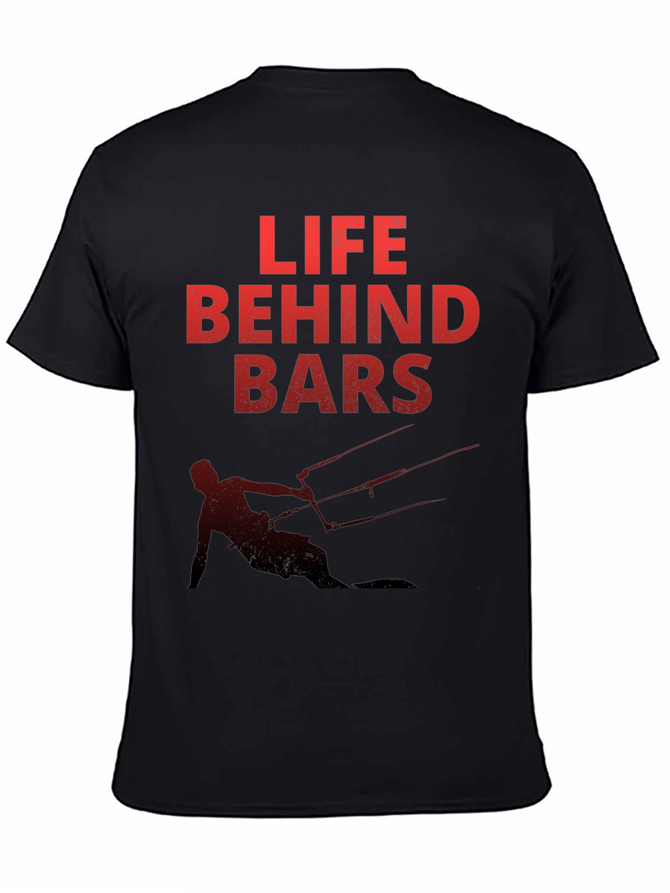 Black Life Behind Bars Graphic T-Shirt view 4