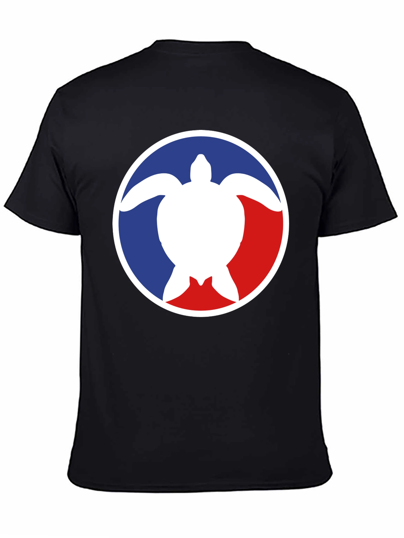 Black Turtle Logo Graphic Tee - Casual Comfort Shirt view 4