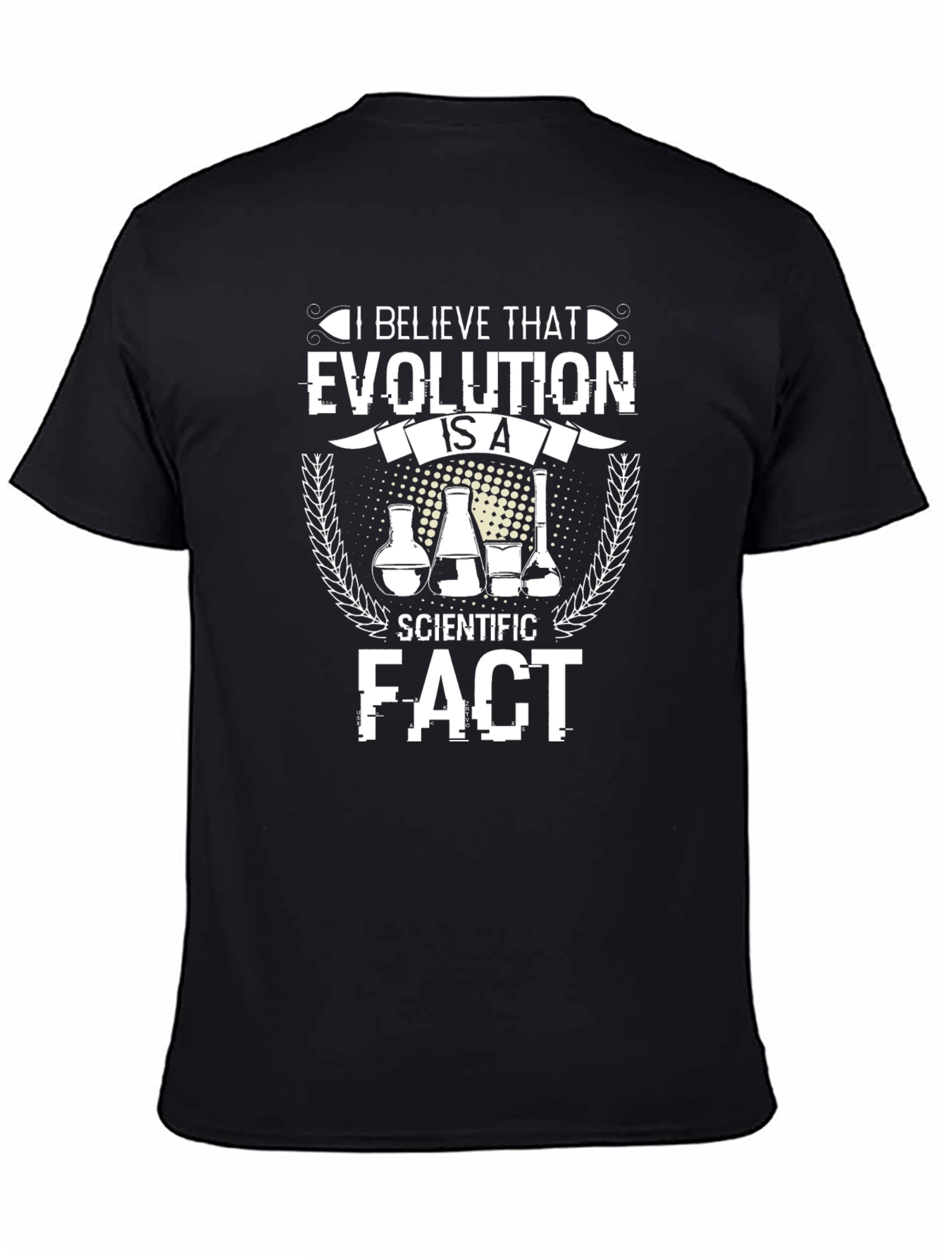 Black Evolution is a Fact T-Shirt - Science Tee view 4