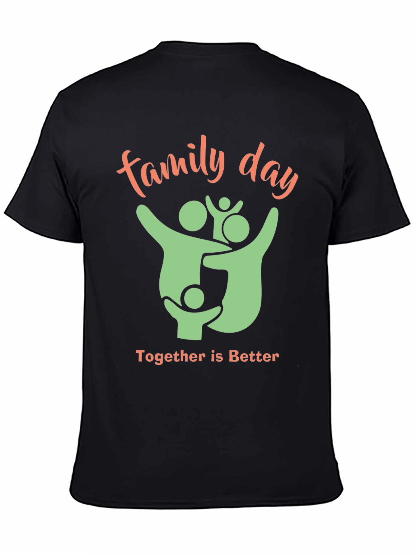 Black Family Day T-Shirt - Together is Better view 4