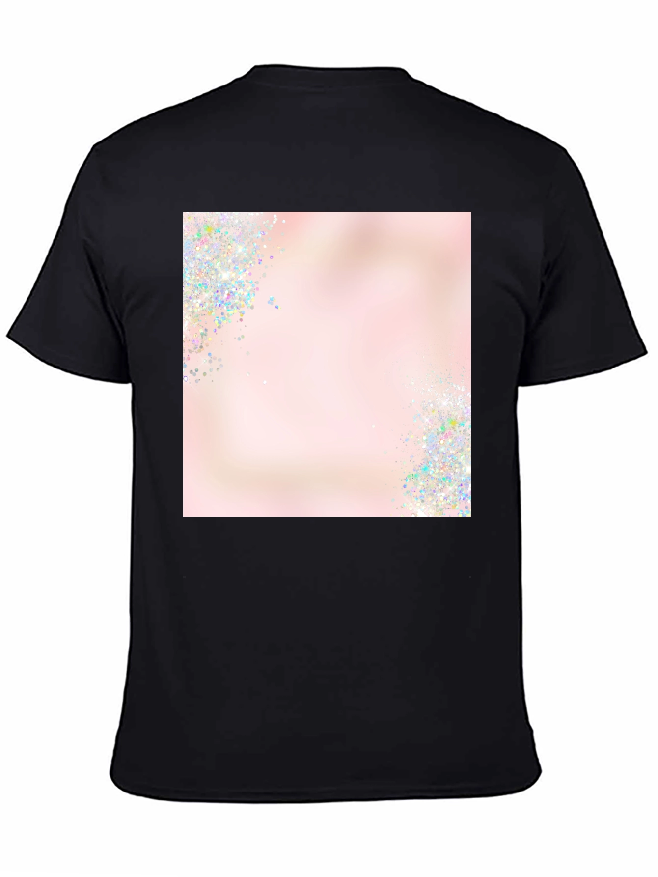 Black Sparkle Dream T-Shirt - Unisex Cotton Tee view 4