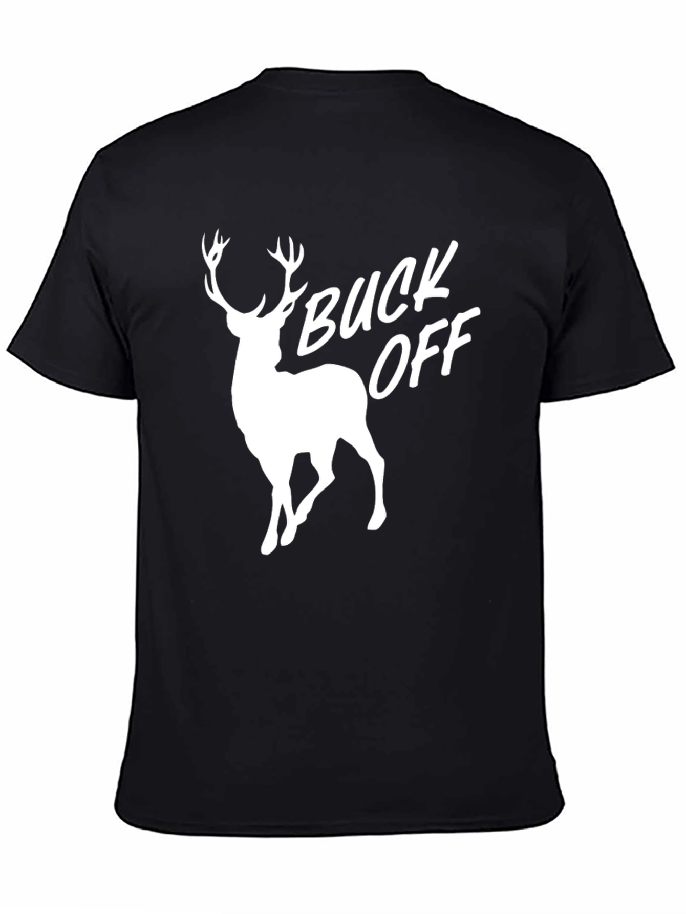 Black Buck Off Deer Graphic Tee view 4