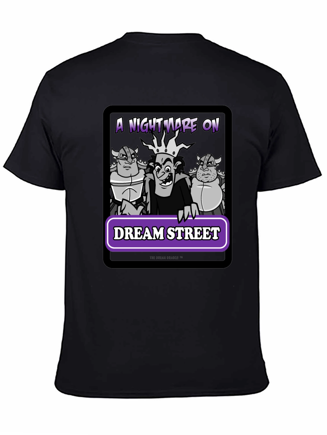 Black Nightmare on Dream Street Graphic Tee view 4