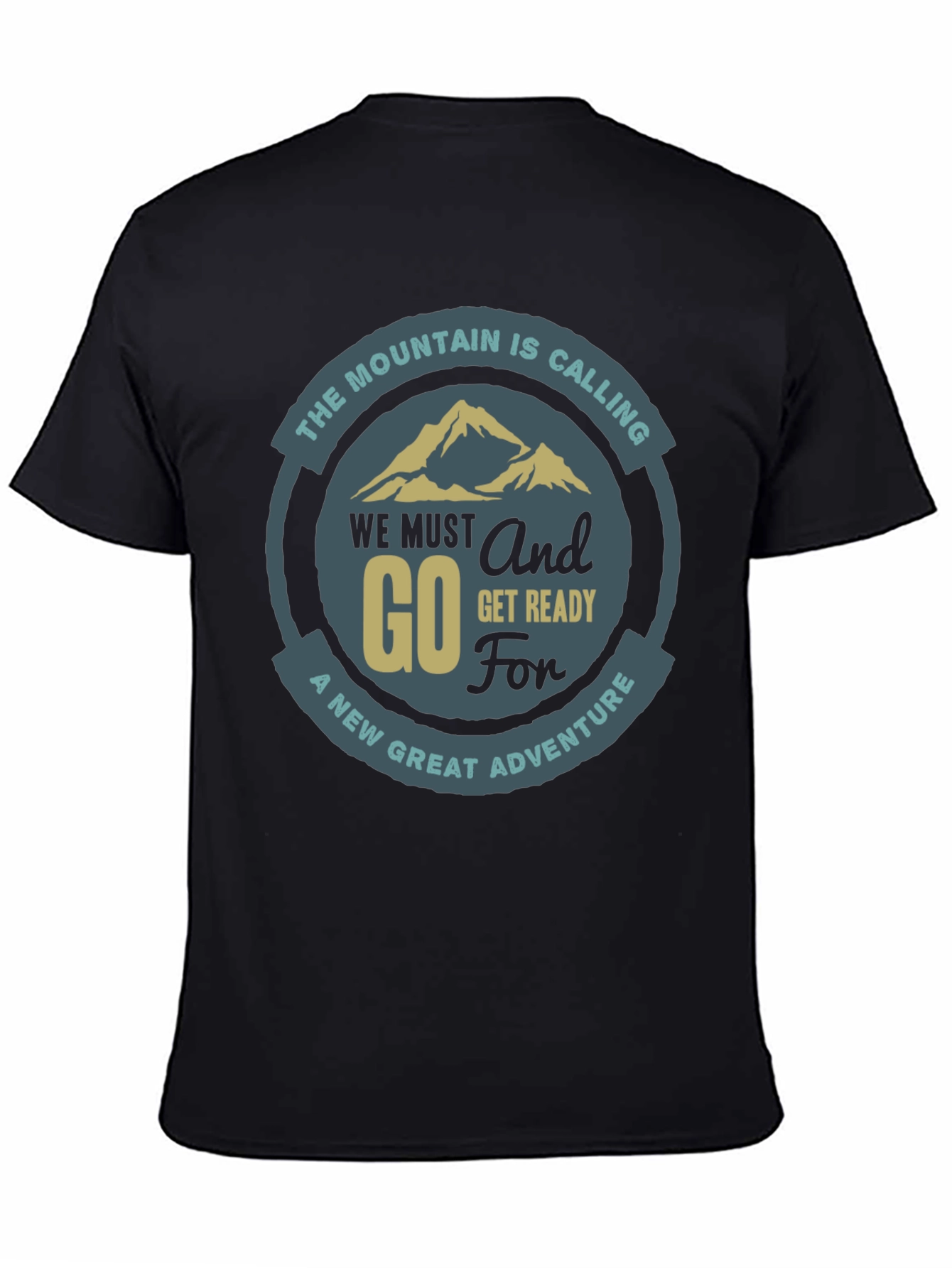 Black Mountain Adventure Graphic Tee - Black view 4