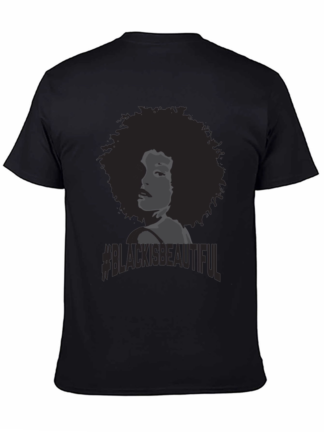 Black Black Is Beautiful T-Shirt Afro Woman view 4