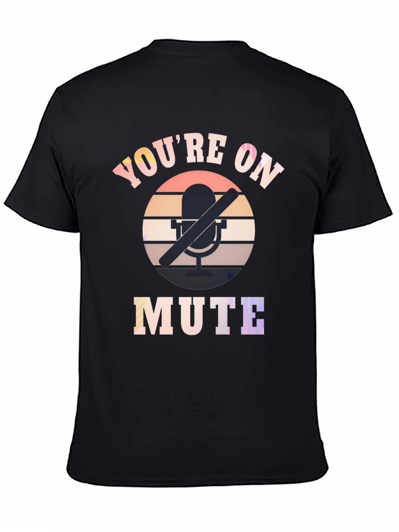 Black You're on Mute Graphic T-Shirt view 4