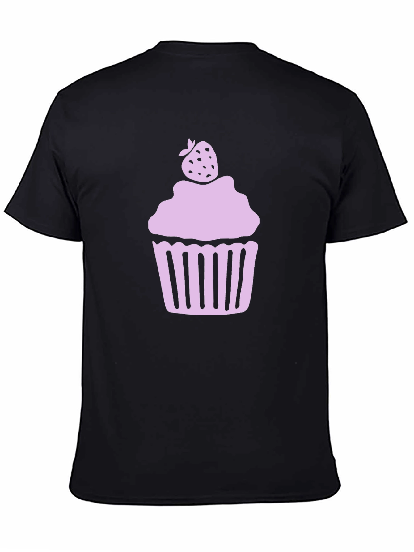 Black Cupcake Graphic Tee - Sweet Style, Black Shirt view 4