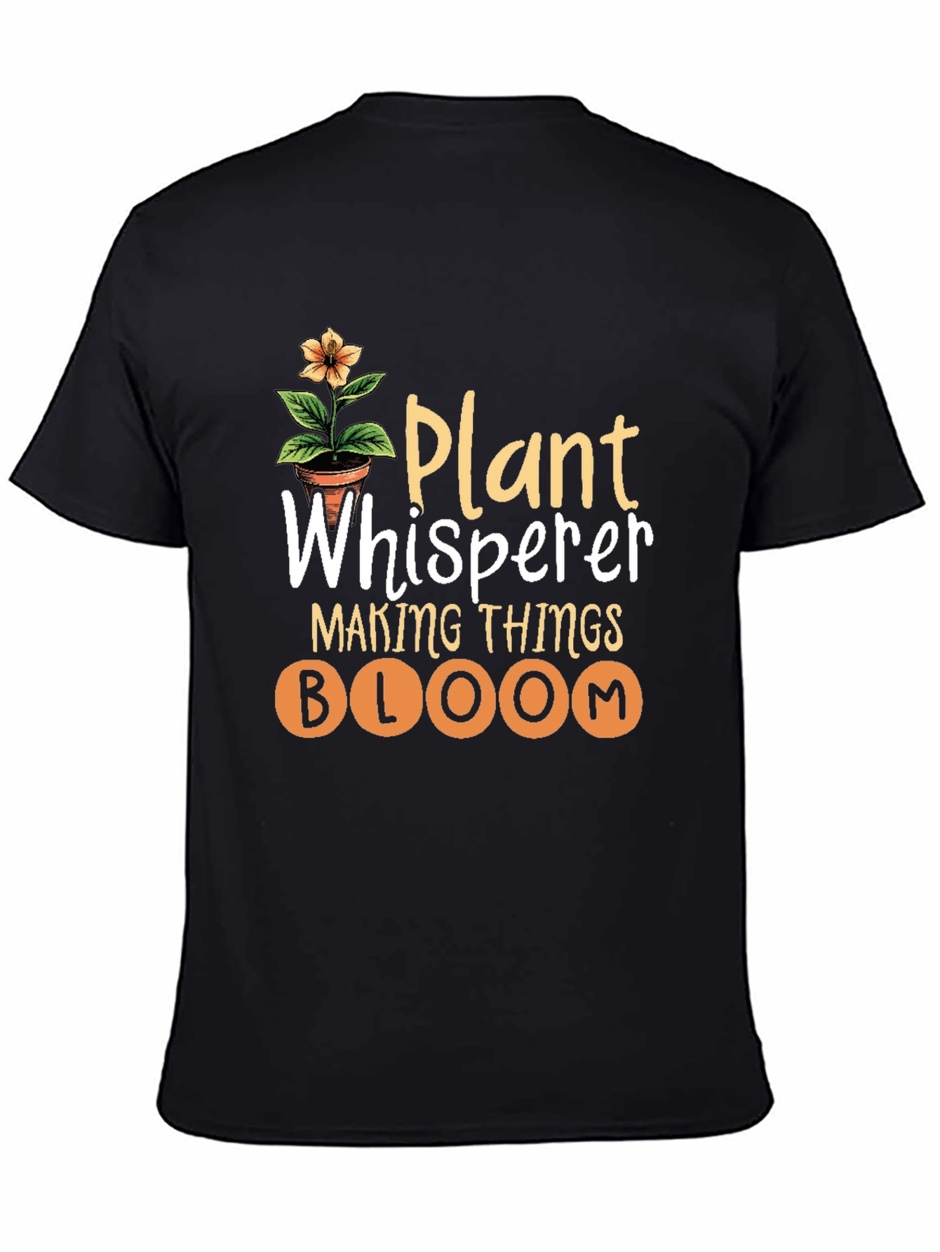 Black Plant Whisperer Graphic Tee view 4