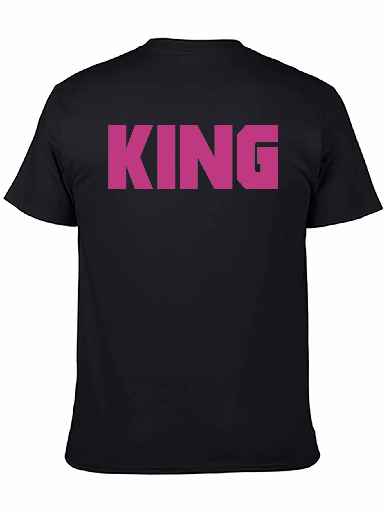 Black King Graphic Tee - Bold Statement T-Shirt view 4